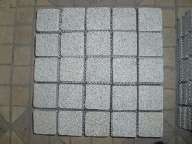 Cobblestone Pavers On Mesh