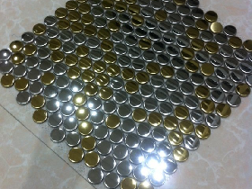 Metallic Mosaic Tiles 004