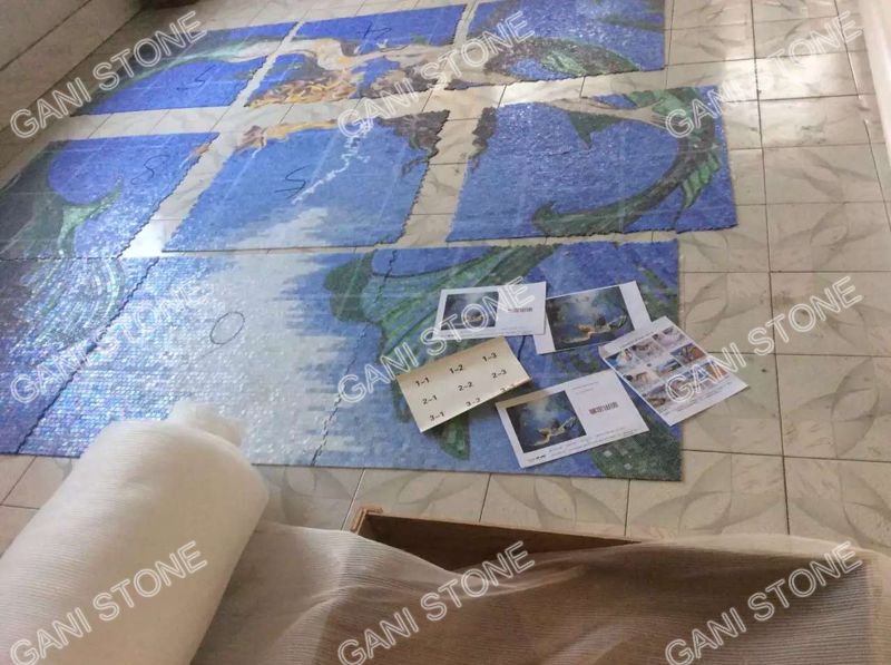 Art Glass Mosaic Mural Packing