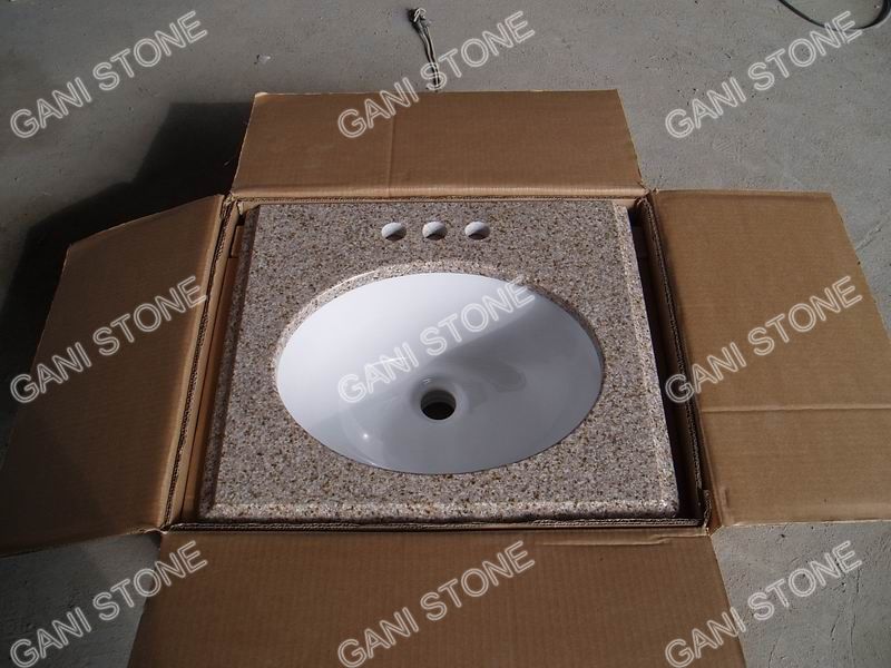 Tan Granite Vanity Top Carton Packing