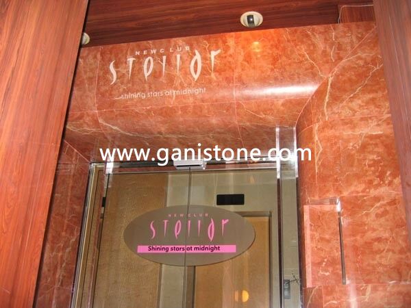 Rojo Alicante Marble Bar Decor