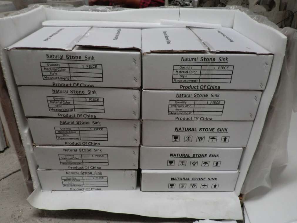 Marble Vessel Sink Packaging