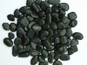 Polished Black Pebbles