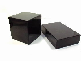 Black Granite Base for Sliver Sculpture 003