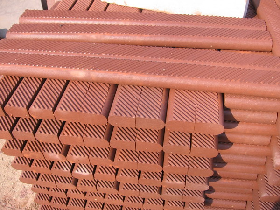 Red Sandstone Bullnose Edge