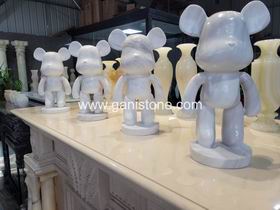 Bearbrick Figure Marble Carving 300%