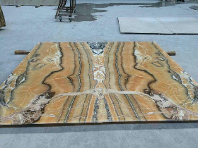 Agate Onyx Book Match Floor