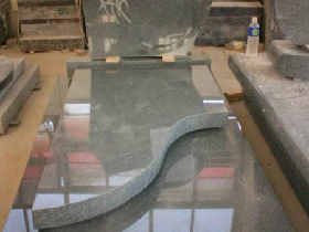 Poland Granite Tombstone 018