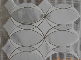 Marble Waterjet Cut Mosaic