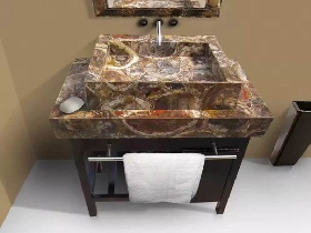 Petrified Wood Vanity Wash Basin