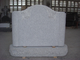 White Marble Gravestone