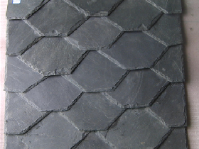 Roofing Slate in Black Granite
