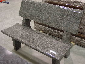 Granite Memorial Bench