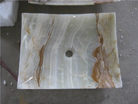 White Onyx Zen Sink