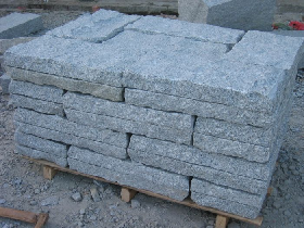 Light Grey Granite Kerb Stone