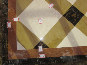 Grand Mediterranean Villa Marble Foyer Tile