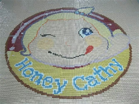 HAND CUT PAINTING MOSAIC 0006