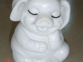 Piggy Stone Carving