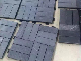 Slate Mosaic Interlocking Tile