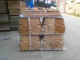 Outdoor Sandstone Column Pedestal