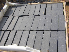 Black Lava Stone Paving