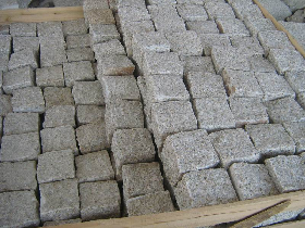 Light Grey Split Cobbles