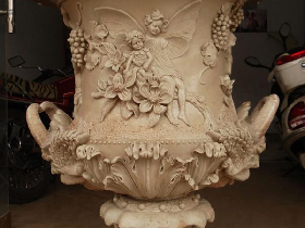 European Style Marble Flower Pot