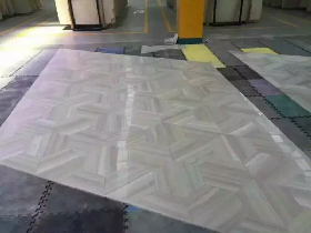 Wooden Design Marble Floor Tile