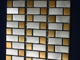 Metal Mosaic Decorative Accent Tile 004