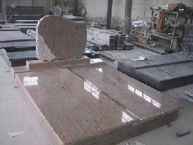 Indian Raw Silk Granite Monument