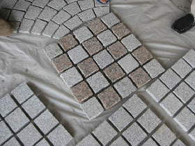 Cobblestone on mesh