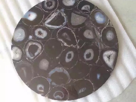 Black Agate Luxury Table Top