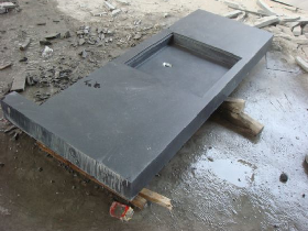 Shanxi Black Granite Honed Counter Sink