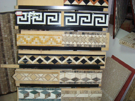 Hand Cut Marble Mosaic Border
