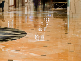 Orange Onyx Waterjet Flooring