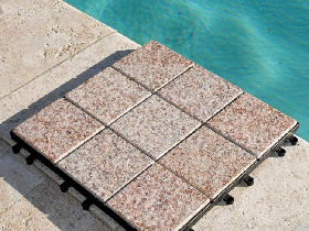 Interlocking Granite Patio Tiles