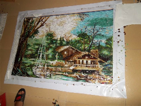 3rd Mosaic wall mural