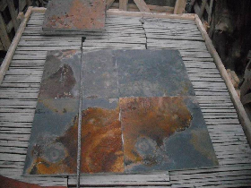 Rusty Slate Wall Cladding