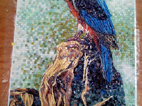 Artistic Glass Mosaic Wall Mural