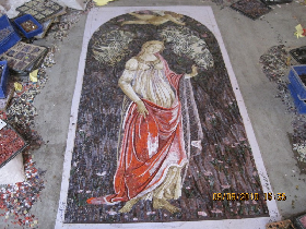 mosaic wall mural