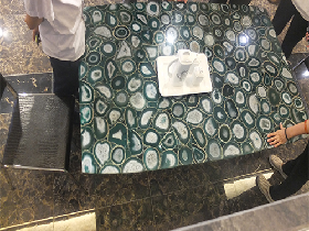 Green Agate Table Top