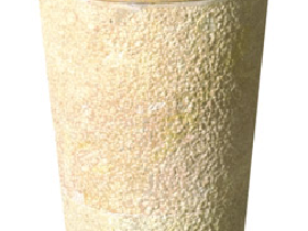 Yellow Marble Pedestal Sink