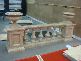 Cream Marble Baluster