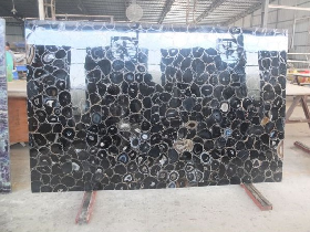 Black Natural Agate Slab