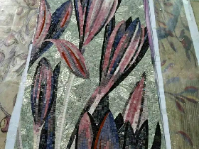 crystal glass mosaic mural