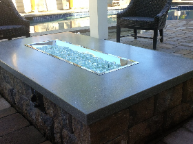 Outdoor Firepit Glass