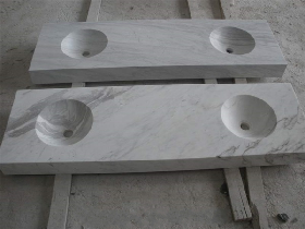 Marble Integrated Vanity Sink