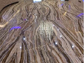 Zebra Onyx Bookmatch Flooring