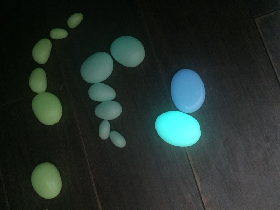 Glow in the Dark Pebbles Stone for Garden Walkway