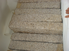 Split Yellow Granite Kerbstone